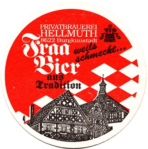 burgkunstadt lif-by hellmuth rund 1a (215-fraa bier-schwarzrot)
